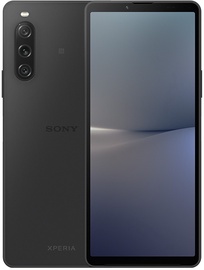 Mobiiltelefon Sony Xperia 10 V, must, 6GB/128GB