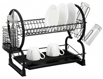 Trauku žāvētājs King Hoff KH-1500, 56.5 cm x 25 cm x 38 cm, metāls, melna