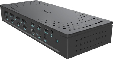 Dock jaam i-Tec Quattro 4K PD 100W IB-DK4034-CPD, must