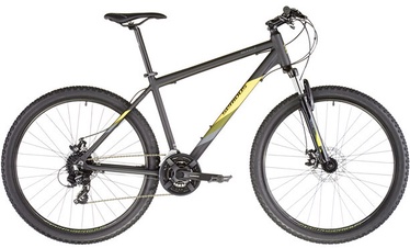 Велосипед горный Serious Rockville Disc, 27.5 ″, 17" (42 cm) рама, черный/желтый