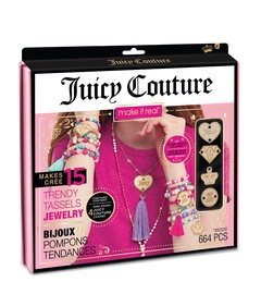 Käevõrude valmistamise komplekt Make It Real Juicy Couture Trendy Tassels 4415M