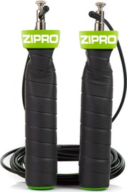 Скакалка Zipro Crossfit, 3000 мм, черный/зеленый