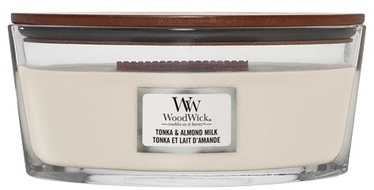 Свеча ароматическая WoodWick Elipsa Tonka & Almond Milk, 30 - 40 час, 453.6 г, 120 мм x 90 мм