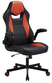 Biroja krēsls F-010, melna/sarkana