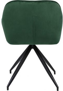 Стул для столовой Home4you Brit 10386, темно-зеленый, 55 см x 53 см x 107 см