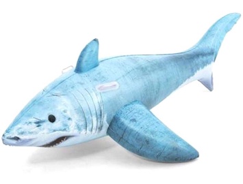 Надувной поплавок Bestway Shark, синий, 183 см x 102 см