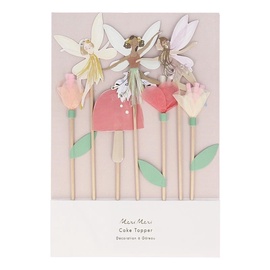 Dekorācija Meri Meri Cake Topper Fairy, daudzkrāsains, 7 gab.