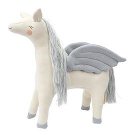 Mīkstā rotaļlieta Meri Meri Chloe Pegasus, pelēka/krēmkrāsa, 45 cm