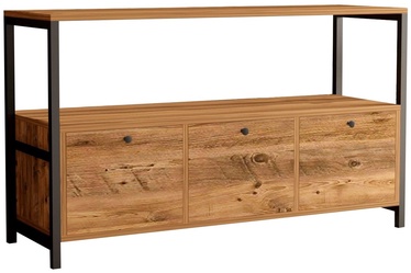 Kapp Kalune Design Nero v2, must/pähklipuu, 120 cm x 30 cm x 75 cm