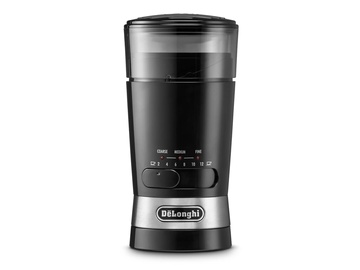 Kafijas dzirnaviņas DeLonghi KG210, melna, 170 W (prece ar defektu/trūkumu)
