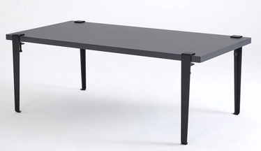 Kohvilaud Kalune Design Fonissa, must/antratsiit, 60 cm x 120 cm x 45 cm