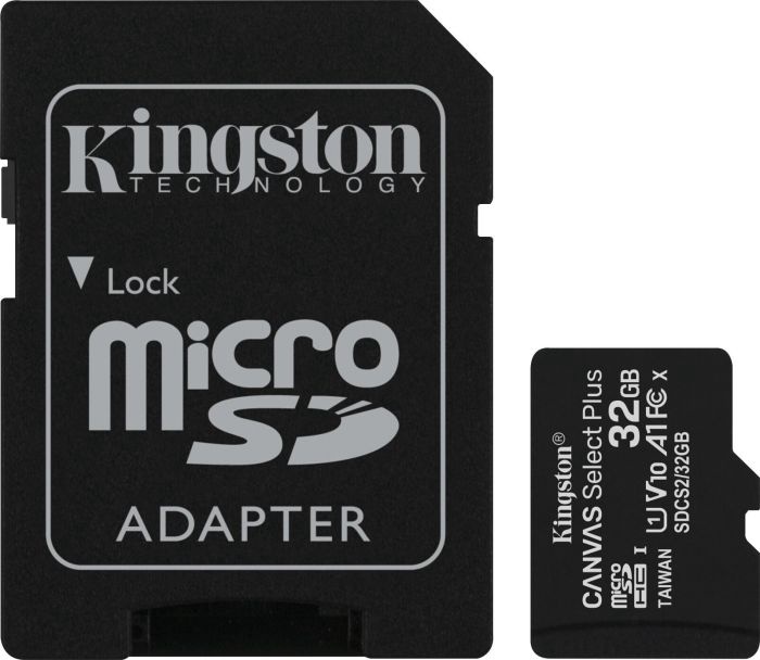 Atmiņas karte Kingston CL10 MICRO SD + ADAPTER, 32 GB