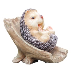 Dekoratsioon "Siil" Garden Center NF14201, 19.7 cm x 12 cm x 17.6 cm, pruun