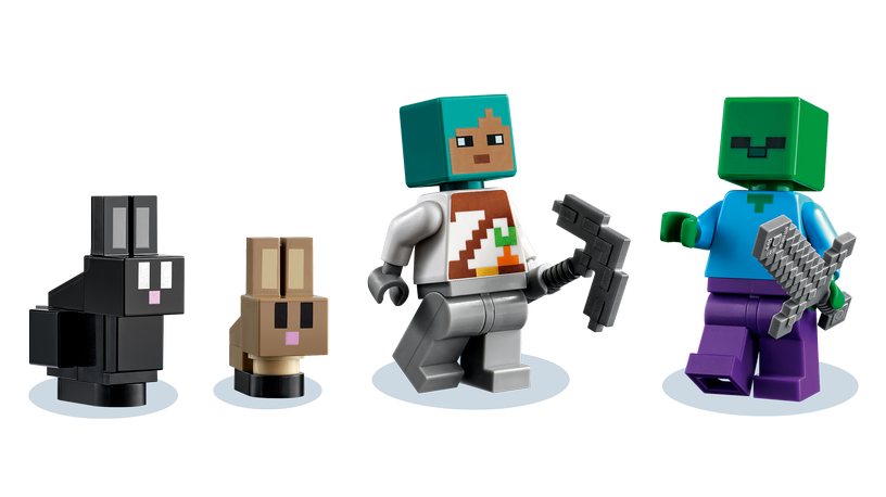 Konstruktor LEGO® Minecraft® Jänesetalu 21181
