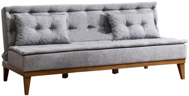 Диван-кровать Hanah Home Fuoco, серый, 180 x 80 см x 78 см