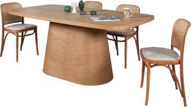 Ēdamistabas komplekts Kalune Design Monia, ozols