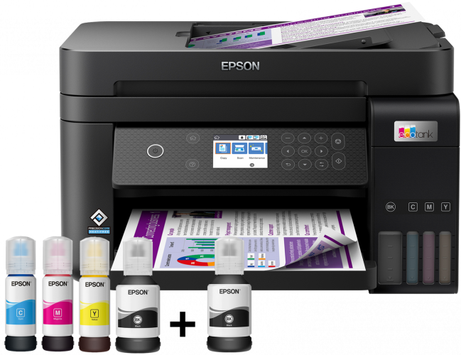 Daudzfunkciju printeris Epson ECOTANK L6270, tintes, krāsains
