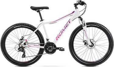 Велосипед горный Romet Jolene 6.2, 26 ″, 15" (36.83 cm) рама, белый/розовый
