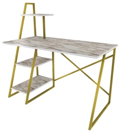 Laud Kalune Design Admira, kuldne/valge