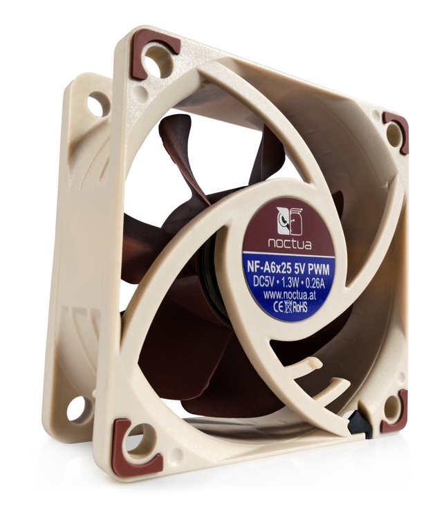 Воздушный охладитель для корпуса Noctua Noctua NF-A6x25, 60 мм x 60 мм