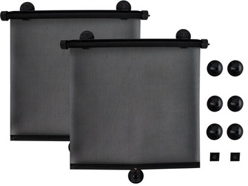 Päikesekaitse RoGer Sun Shading Shutter, 47 cm x 40 cm, must, 2 tk