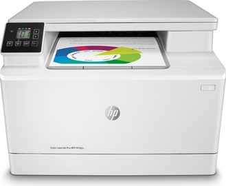 Многофункциональный принтер HP LaserJet Pro MFP M182n, лазерный, цветной