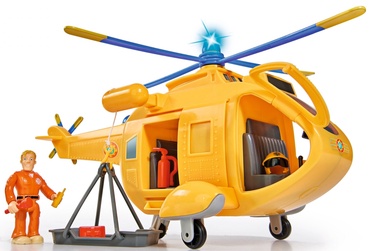 Rotaļu helikopters Simba Fireman Sam Wallaby II 109251002, oranža