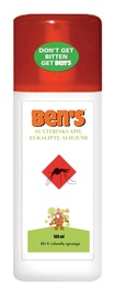 Līdzekļi Ben's odi atbaidītājs CITRINŲ/EUKALIPTŲ aliejumi, 100 ml