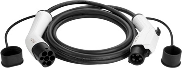 Разъем для электромобиля EV+ Charging Cable Type 1 to Type 2, белый/черный