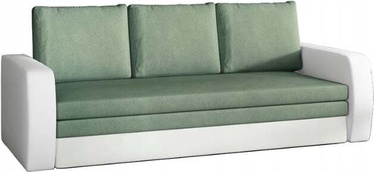 Dīvāngulta Inversa Soro 34, Soft 17, balta/zaļa, 83 x 220 cm x 89 cm