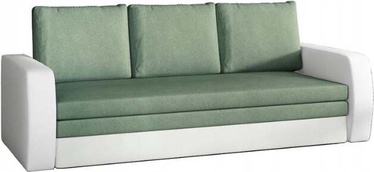 Диван-кровать Inversa Soro 34, Soft 17, белый/зеленый, 83 x 220 см x 89 см