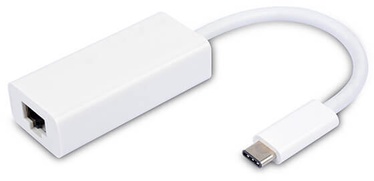 Adapter Vivanco USB Type C Network Adapter 34291, valge, 0.1 m