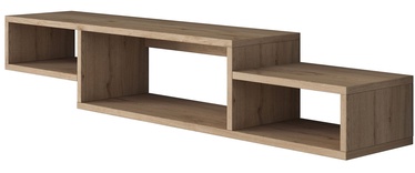 Sienas plaukts Kalune Design AA120 - 2205, valriekstu, 129.8 cm x 25 cm x 23.6 cm
