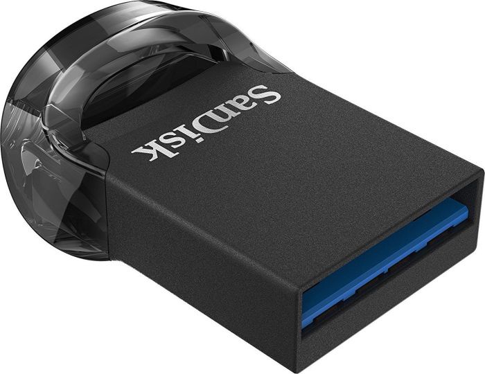 USB zibatmiņa SanDisk Ultra Fit USB 3.1, melna, 256 GB