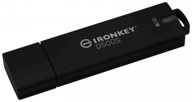 USB atmintinė Kingston IronKey, juoda, 128 GB