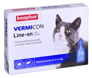 Средство от паразитов Beaphar Vermicon Line-on, 3 шт.