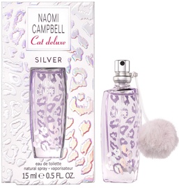 Туалетная вода Naomi Campbell Cat Deluxe Silver, 15 мл