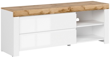 TV-laud Black Red White Holten, valge/tamm, 1560 mm x 420 mm x 605 mm
