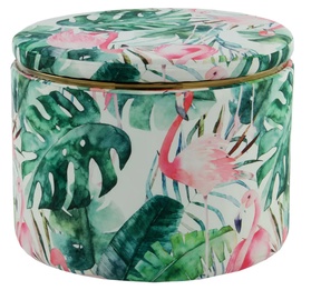 Pufs Kayoom Forest 425, zaļa/daudzkrāsains, 42 cm x 53 cm x 53 cm