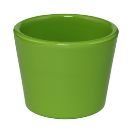 Цветочный горшок Domoletti 44012/041, керамика, Ø 11.5 см, зеленый