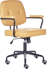 Kontoritool Beliani Pawnee, 43 x 60 x 90 - 100 cm, kollane