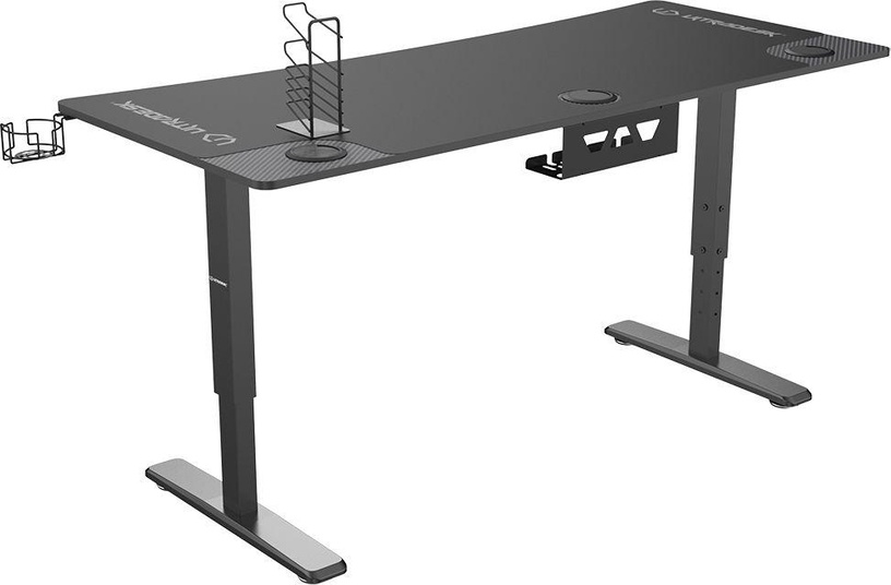 Spēļu galds regulējams augstums Ultradesk Cruiser, melna