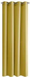 Nakts aizkari ZKXT-15, sinepju, 140 cm x 175 cm