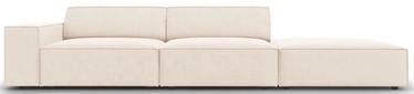 3-vietīgs dīvāns Micadoni Home Jodie 3 Seats, bēša, labais, 262 x 102 cm x 70 cm