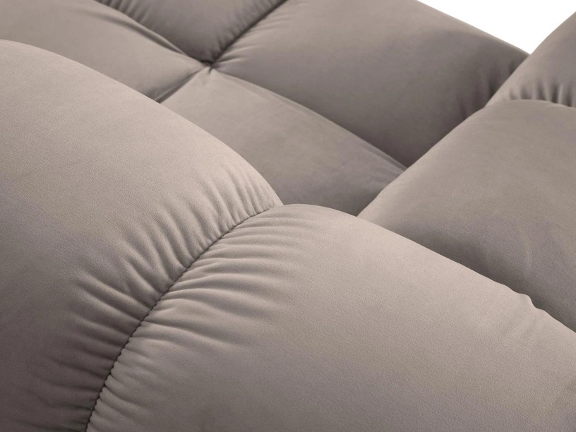 Mooduldiivan Micadoni Home Bellis Velvet, beež, parem, 282 x 94 cm x 63 cm