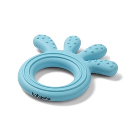 Bērnu košļājamās rotaļlietas BabyOno Octopus, zila