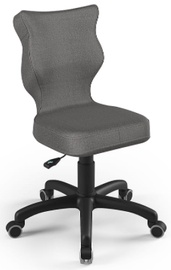 Bērnu krēsls Petit MT33, melna/pelēka, 37 cm x 77 - 83 cm