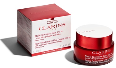 Крем для лица Clarins Super Restorative Day SPF15, 50 мл, для женщин, 50+