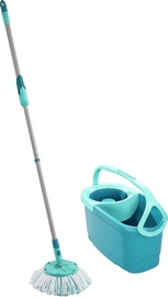Grīdas tīrīšanas komplekts Leifheit Rotation Disc Mop Ergo, zaļa, 6 l
