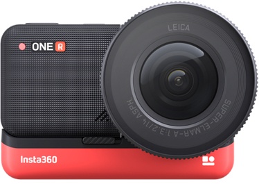 Sporta kamera Insta360 One R 1-inch Edition, melna/sarkana